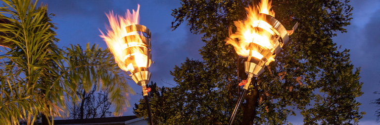 gas tiki torches